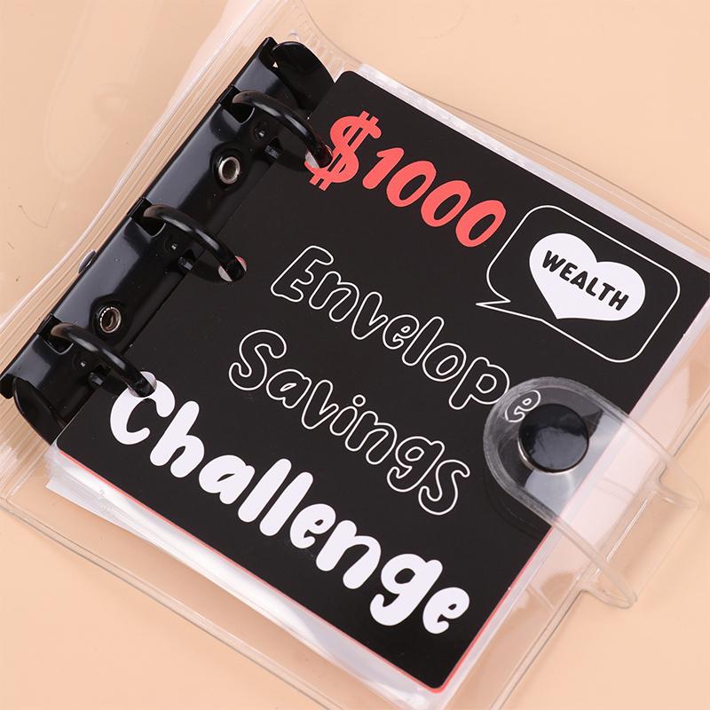 Простая мини-папка для денег на 150/300/500/1000 долларов, накопительная папка для денег, бюджетная книга для хранения денег, папка для денег с конвертами