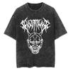 Мужская повседневная футболка с принтом Ghostemane, вываренная, готическая, оверсайз, уличная одежда, мужская хип-хоп Y2K, рэп, рок, трэп, металл, топы, футболки