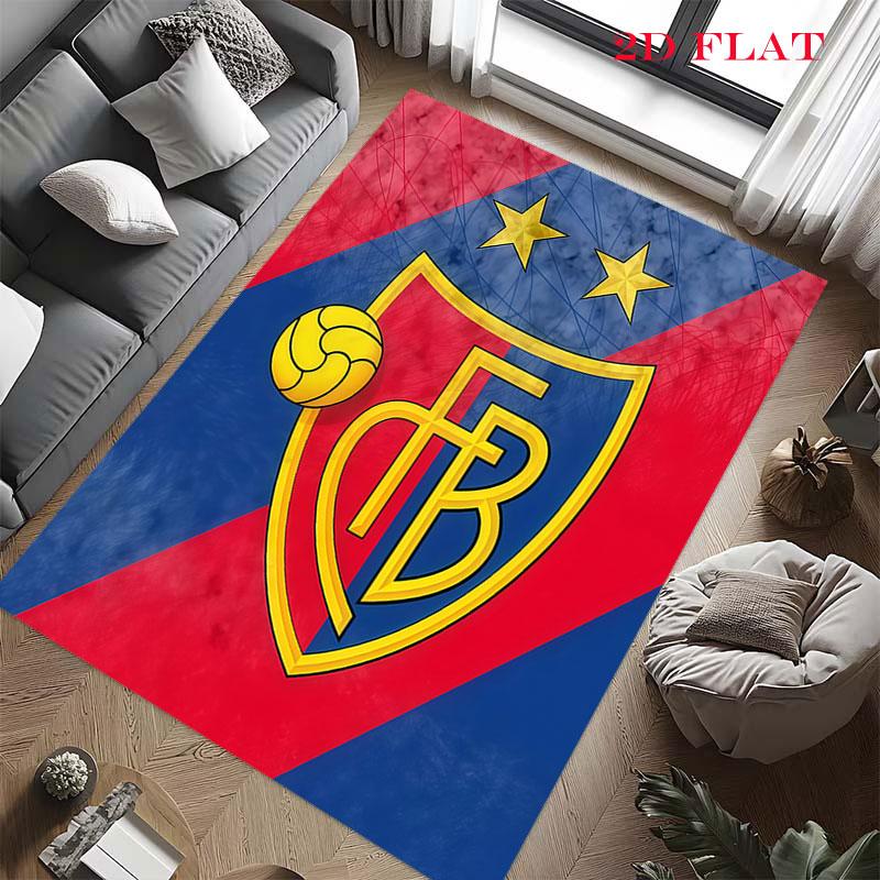 FC Basel 1893 Carpet Rug for Living Room Bedroom Home Sofa Decoration,Kids play Nonslip Floor Mat