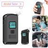 Portable High Precision Breath Alcohol Tester Breathalyzer LCD Mini Police Alcotester Detachable Mouthpiece For Personal BAC Testing