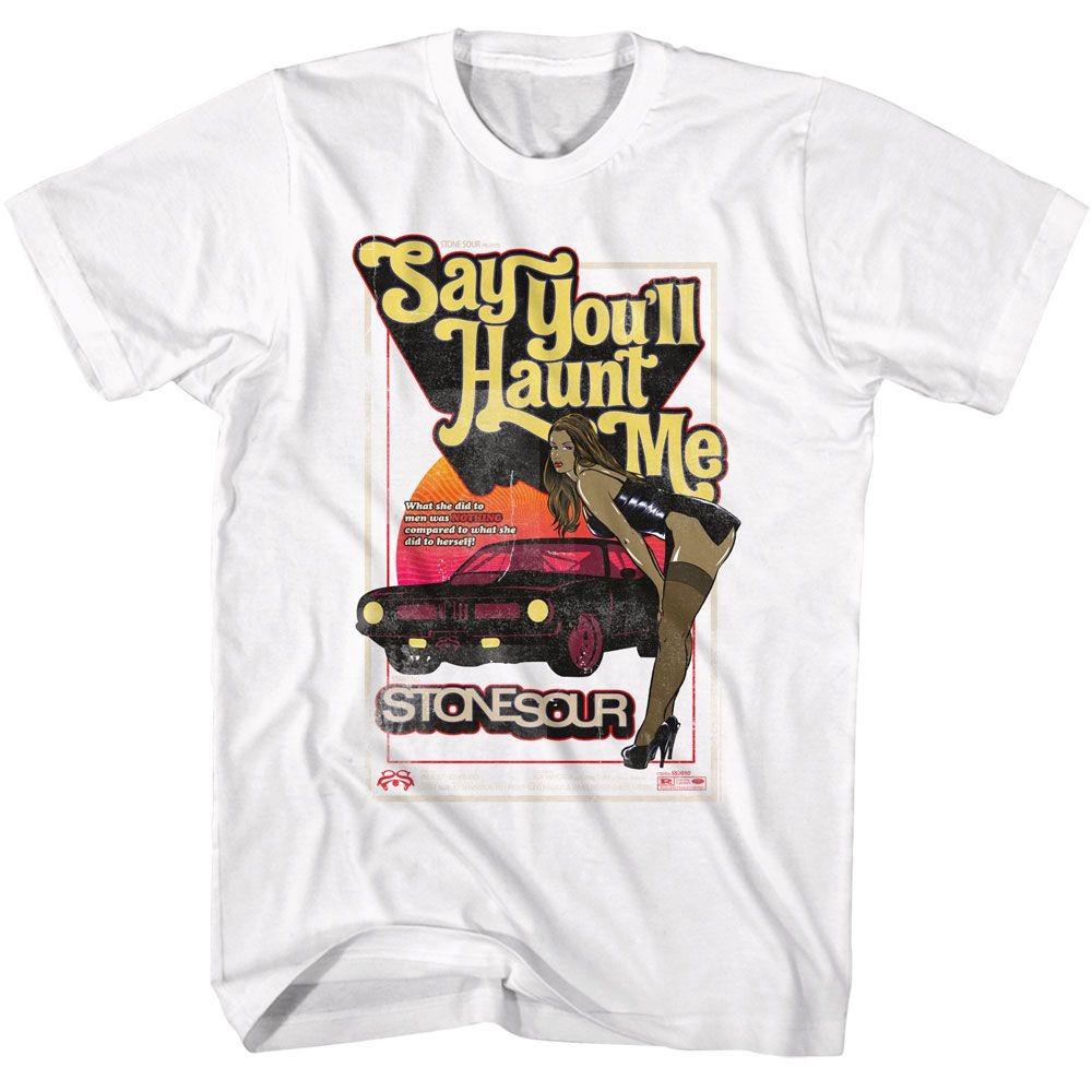 Stone Sour Say Youll Haunt Me Car White Music Shirt