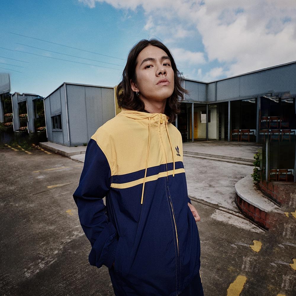 adidas Ветровка Adidas Night Indigo Мужская уличная одежда IU0202