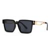 Fashion Vintage Square Gold Sunglasses Women For Men Sun Glasses Punk Shades Luxury Brand Designer Classic Mirror Shades Uv400