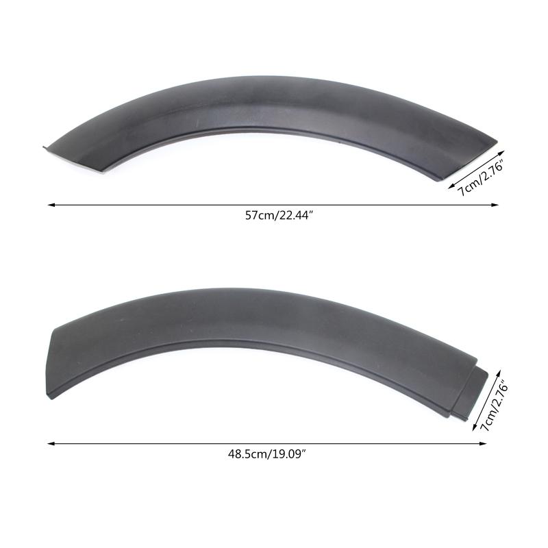 Удлинитель крыла автомобиля на колесах, блики, автошины, полоса для отделки бровей, совместимая с мини