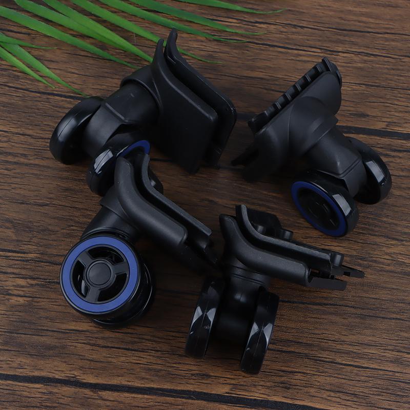 1 комплект сменных колес для чемодана, колеса для дорожного чемодана, вращающиеся на 360 градусов, бесшумные колеса для чемодана, универсальные аксессуары