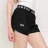 Under Armour Play Up Shorts 3.0 Casual Breathable Training Women Bottoms Black 1344552-001