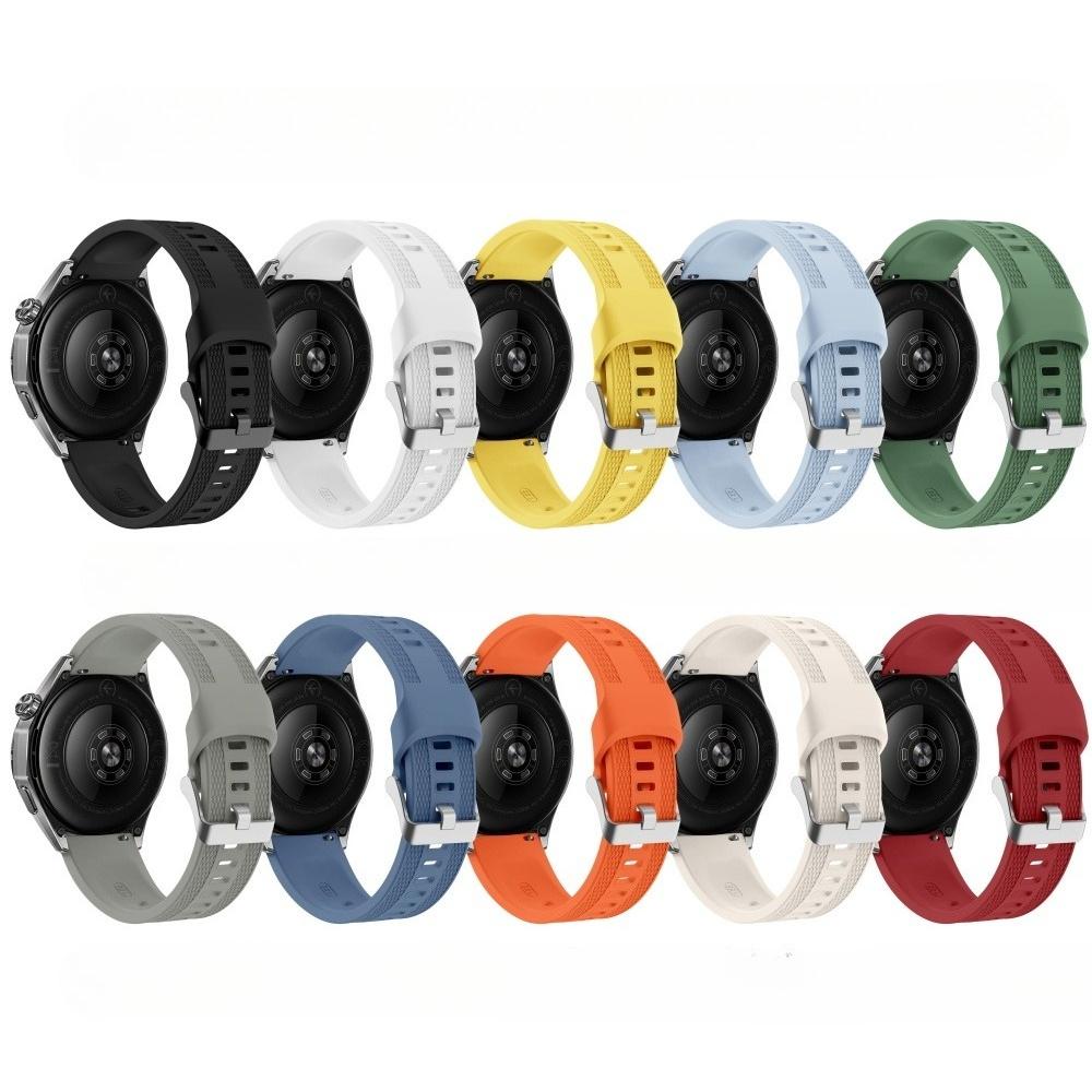 22mm Sports Silicone Strap For Huawei Watch 5 GT7 6 Pro/GT7-6-5 46mm Comfortable Breathable Band For Amazfit Bip 6-5/Balance 3 2