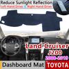 Для Toyota Land Cruiser 200 J200 2008 ~ противоскользящий коврик для приборной панели, солнцезащитный козырек, аксессуары для ковров 2010 2013 2018