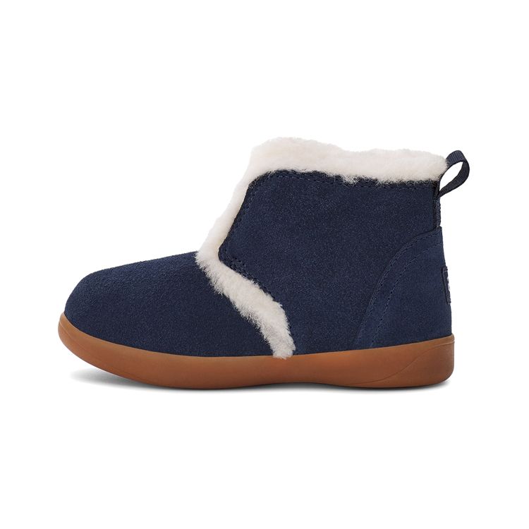 UGG Daden Удобные Прочные Зимние Ботинки на Молнии с Флисовой Подкладкой Детские ботинки Темно-синие 1120957T-NSD