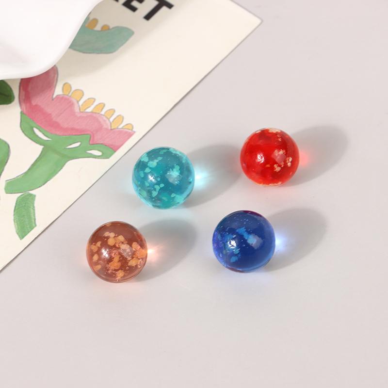 5Pcs 1.6Mm Luminous Glass Ball Glass Marbles Colorful Assorted Marbles Glow In The Dark Pinball For Kids Marble Games