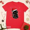 Christmas Cat Black Cat Cute Christmas Funny Pajama T-Shirt Unisex T-shirt