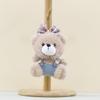 Bear Cartoon Adorable Plush Keychain With Pp Cotton Filling For Bag Decor