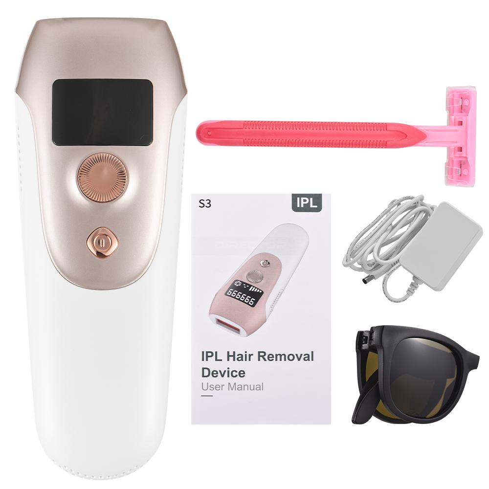 Лазерная эпиляция 2-в-1 с режимом омоложения кожи Устройство для удаления волос IPL в домашних условиях 5 передач