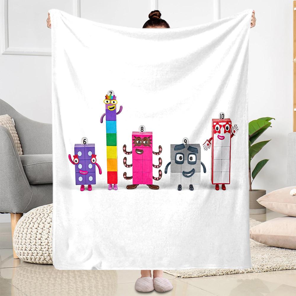 Numberblocks Blanket Soft & Cozy Suitable for Office Chair Sofa for All Occasions Digital Print Gifts For Family Or Friends