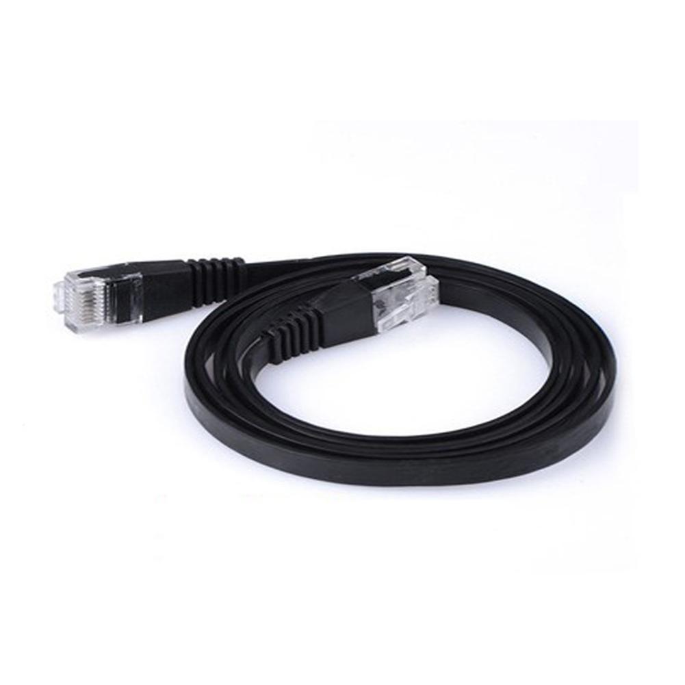 Плоский Ethernet-кабель Cat6 RJ45 из чистой меди Сетевой патч-корд 15 м