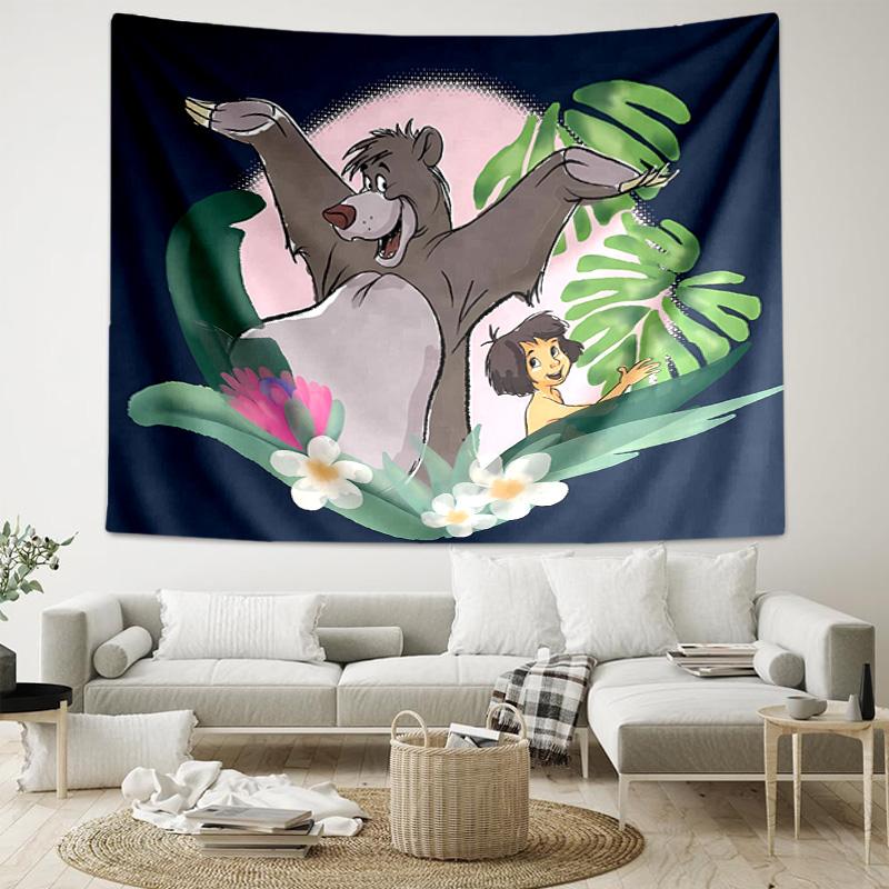 1pc The Jungle Book1 Tapestry, Living Room, Bedroom, Office, Party Decor, Ideal Festive Gift
