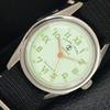 ШВЕЙЦАРСКИЕ ВИНТАЖНЫЕ FAURE LEUBA SEA KING 253 МУЖСКИЕ ЗЕЛЕНЫЕ ЧАСЫ С РУЧНЫМ ПОДВОДОМ a703012-1
