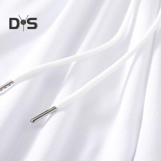 Мужские летние шорты с эластичной талией, регулируемые спортивные шорты на шнурке с карманами, однотонные повседневные шорты с широкими штанинами