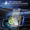 New Wireless Car Phone Holder with Charger 15W Wireless Phone Charging Mobile Holder for Car for IPhone Huawei Samsung Xiaomi
