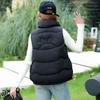 Winter Sleeveless Down Vest for Women    Stand-up Collar Warm Tank Top Casual Light Outerwear Vest