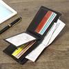 Тонкий мужской бумажник из натуральной кожи с блокировкой Rfid, кожаный кошелек для мужчин, кошелек, сумка для денег, кошелек, подарок для мужа, отца