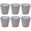 6PCS Simple Lamp Shades Modern Cloth Art Lampshade for E14 Screw Chandelier Wall Lamp