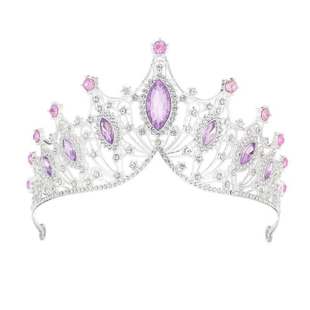 Барочная хрустальная тиара сплав свадебная повязка на голову винтажная бижутерия для выпускного платья свадебная вечеринка