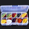 50Pcs Folk Guitar Pick Set Practical Comfortable Hand Feel Frosted Finish Mirror Finish Guitar Pick Kit