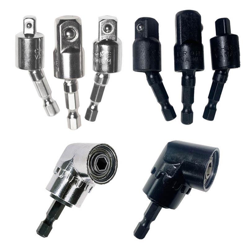 Набор переходников для электрических ключей 1/2 дюйма с шестигранными и квадратными гнездами