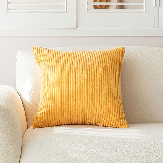 Плюшевая наволочка с полосатой текстурой, однотонная наволочка для украшения дивана, наволочка для подушки для гостиной, спальни, наволочка для подушки на сиденье автомобиля