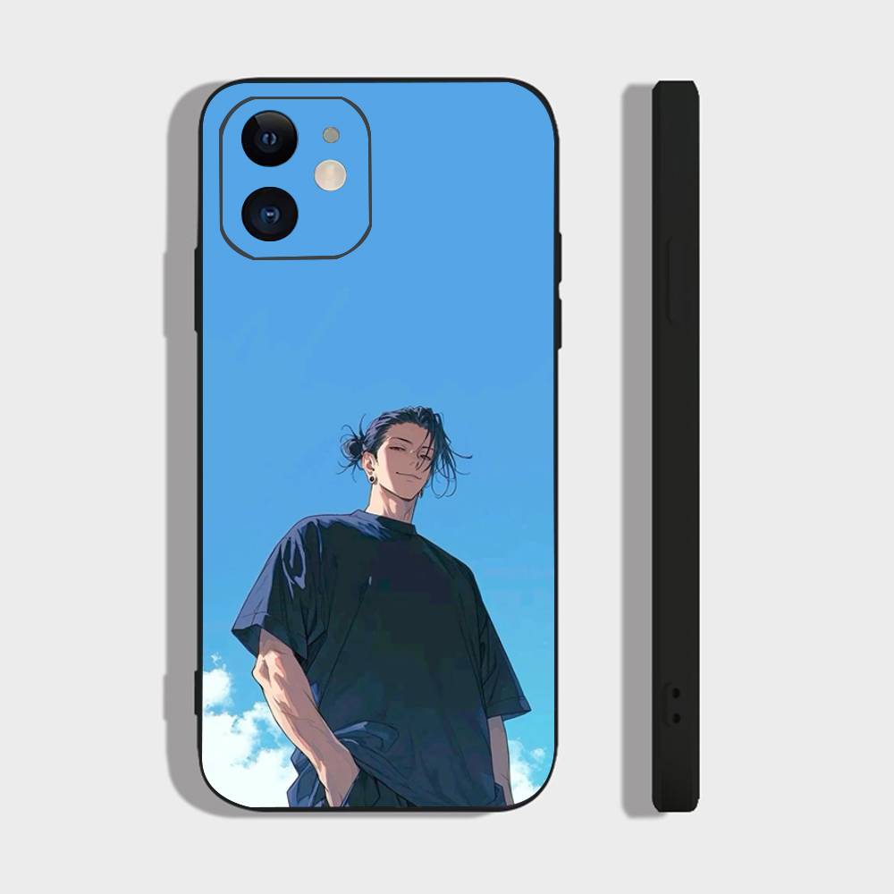 Jujutsu Kaisen Geto Suguru Phone Case For IPhone 17 Air 16 15 14 13 Pro Max 11 12 Black Silicone Cover