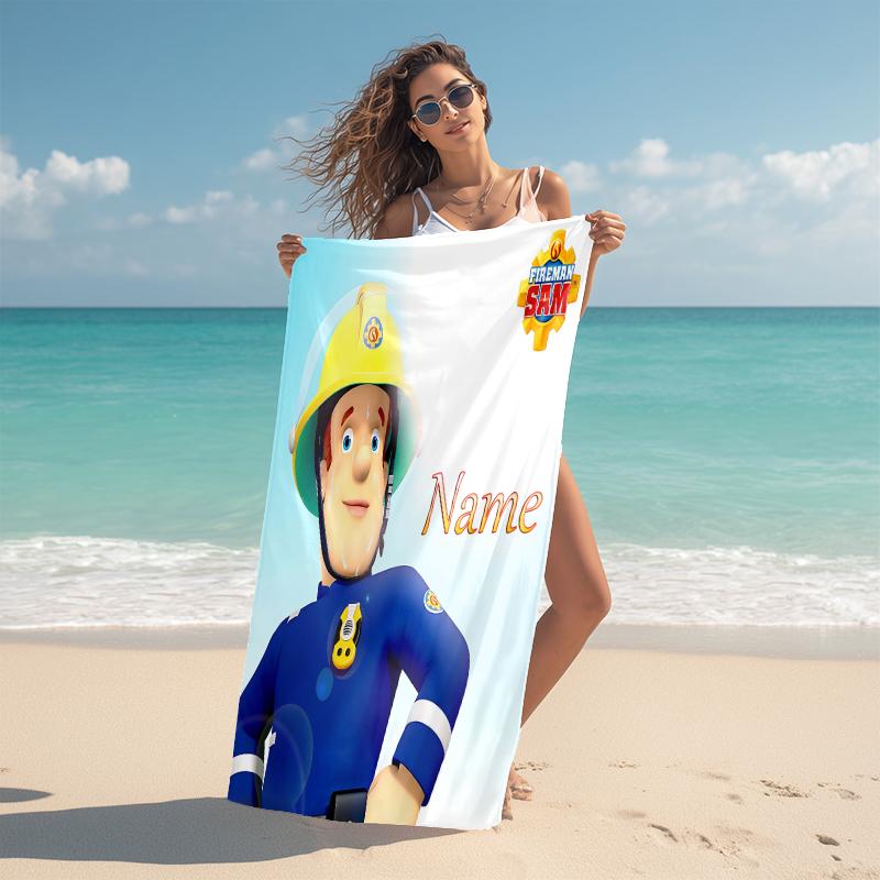 Personalized Girl Horse Adventure Beach Towel Microfiber Beach Towel Thin Absorbent for Beach Swimming Yoga Bath Sports. 0910255
