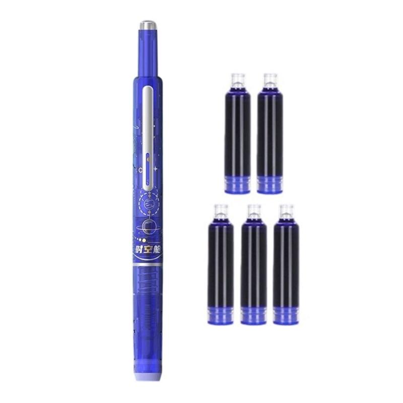 EF Nib Fountain Pen Erasable Pen Signature Pen Retractable Calligraphy Pen Smooth Writing Pen School Office Supplies