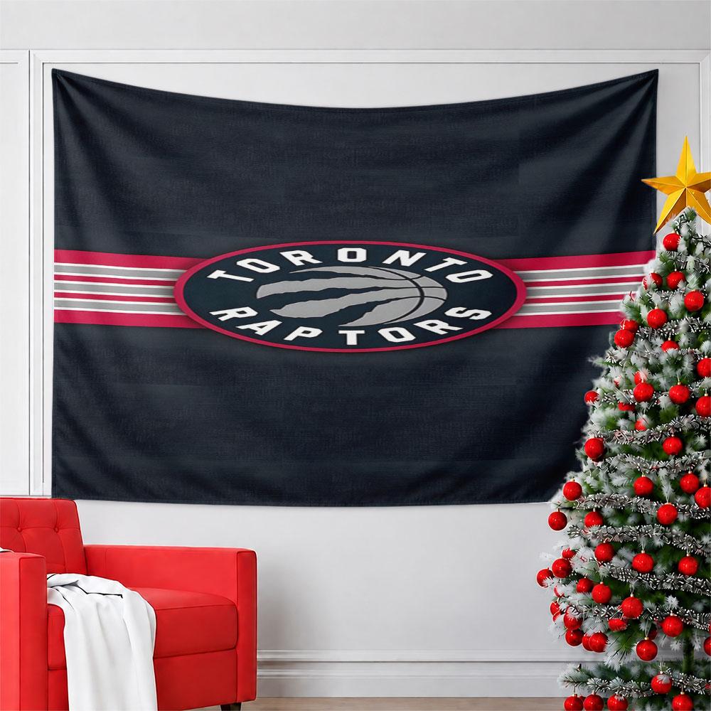 "Toronto Raptors Logo with Claw Design" Pattern Wall Hanging Tapestry Decorative Tapestry Home Decor for Bedroom and Living Room