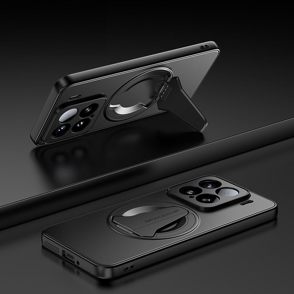 For Xiaomi 15 Case Compatible with MagSafe Hidden Kickstand Skin-Feel Matte PC TPU Phone Back Cover