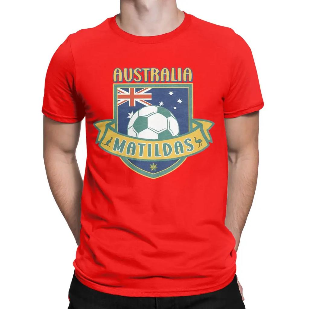 Australian Soccer Crest Matildas T Shirt Cotton Clothing Funny Short Sleeve Crewneck Tee Shirt Gift T-Shirts Unisex