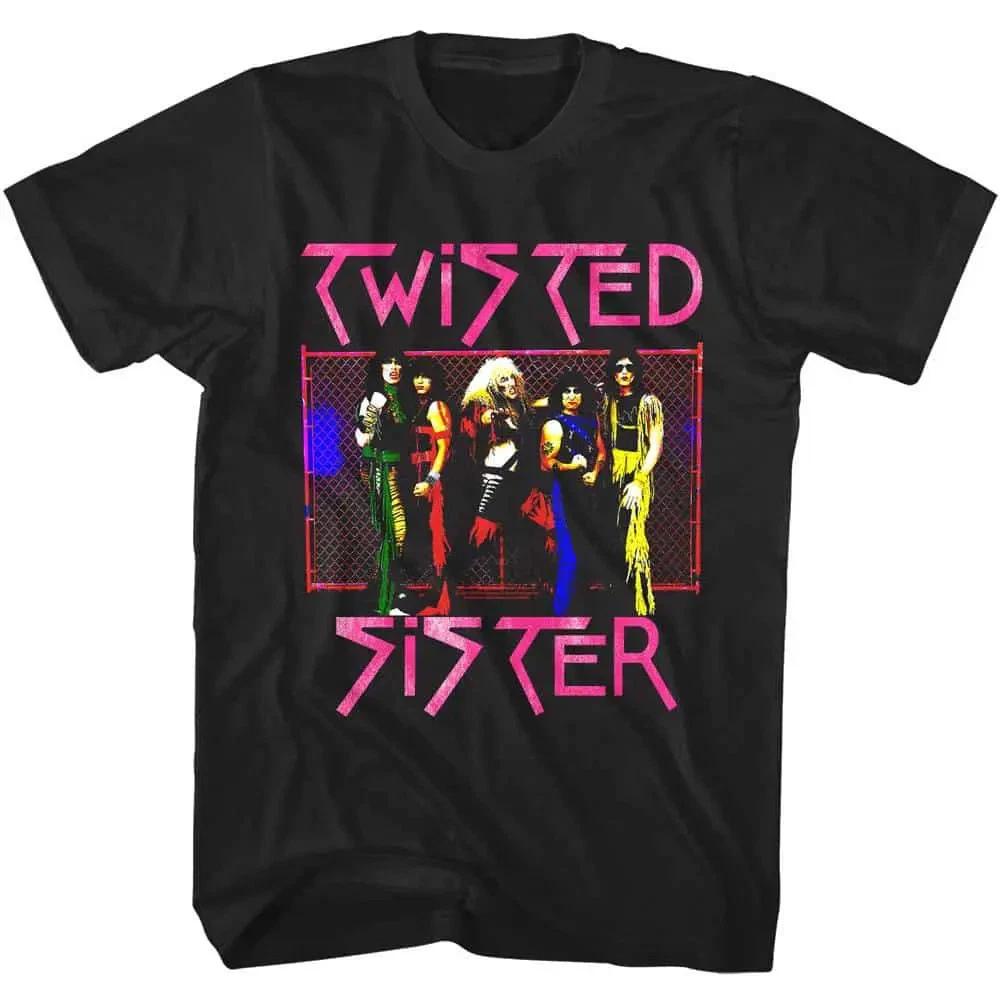 Twisted Sister Best of the Atlantic Years Unisex T-Shirt Fence Glam Rock Band