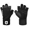Японские перчатки Harbinger Training для тренировки мышц и тяжелой атлетики Pro Wrist Wrap Gloves Black M 22278 [Оригинальный продукт] 2.0 (Назад