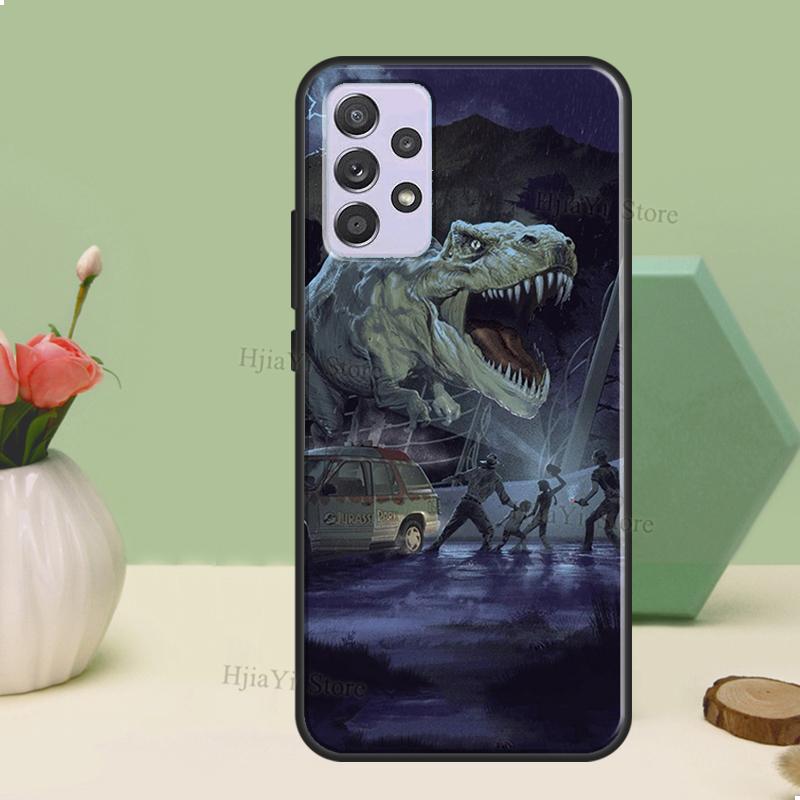 Jurassic Dinosaur Case For Samsung A54 A34 A24 A14 A51 A71 A12 A22 A32 A52 A72 A73 A33 A53 A13 Back Cover