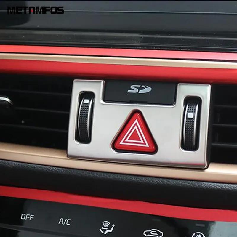 For Kia Forte Cerato k3    Center Console Warning Light Lamp Switch Button Panel Cover Trim Accessories Car Styling