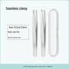 Stainless Steel Eyebrow and Beard Tweezers - Flat & Slant Tip for Precision Hair Removal