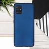 Case - Kwmobile - Samsung Galaxy A51 - Metallic Blue Silicone - Protection Against Dirt - Flexible