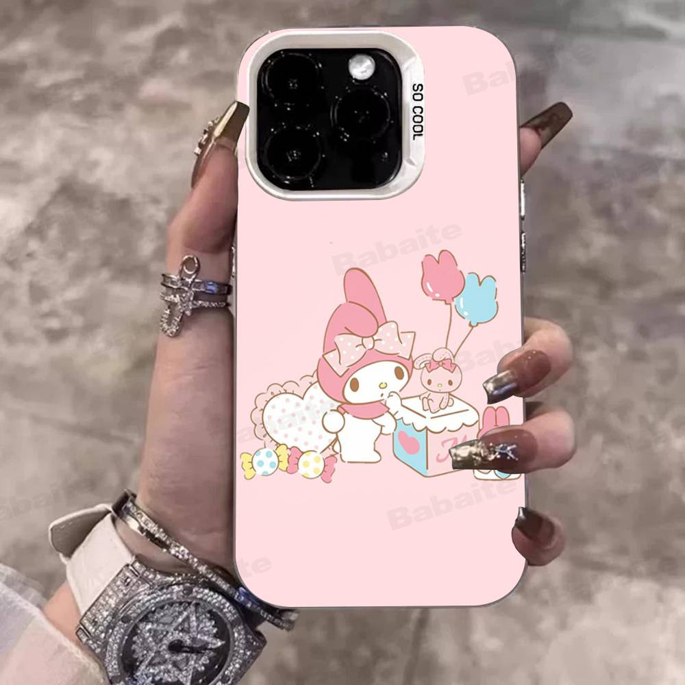 Милый Чехол Для Телефона M-My M-Melodys Для IPhone 17 16 15 14 13 Pro 12 11 Pro Max PLUS Цветная Задняя Крышка