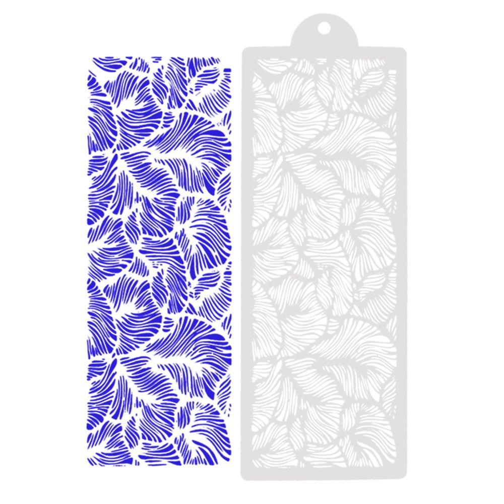 Изготовление шаблона «Перо павлина» для DIY, Инструменты для украшения торта, Форма для мастики, Трафарет для рисования, Кружевная форма