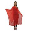 Stole Indian Long Chunni Women Wrap Chiffon Blend Dupatta Tassel Scarf