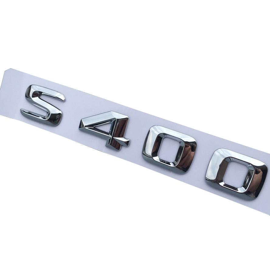 ABS 3D Chrome автомобильные буквы багажник эмблема значок наклейка для W220 W221 W222 S300 S320 S350 S400 S500 Mercedes надпись