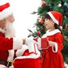 Adults Kids Christmas Hats Non-woven Fabric Santa Claus Xmas Hats Cap Merry Christmas New Year Party Festival Decoration Gifts
