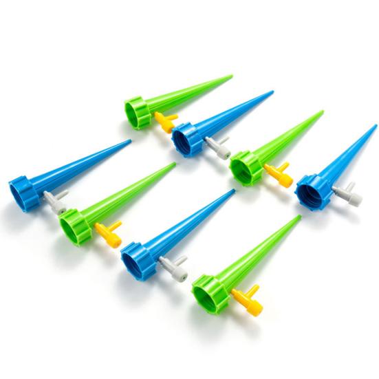 6шт регулируемые DIY капельные поливочные шипы автоматические горшечные растения поилки конус