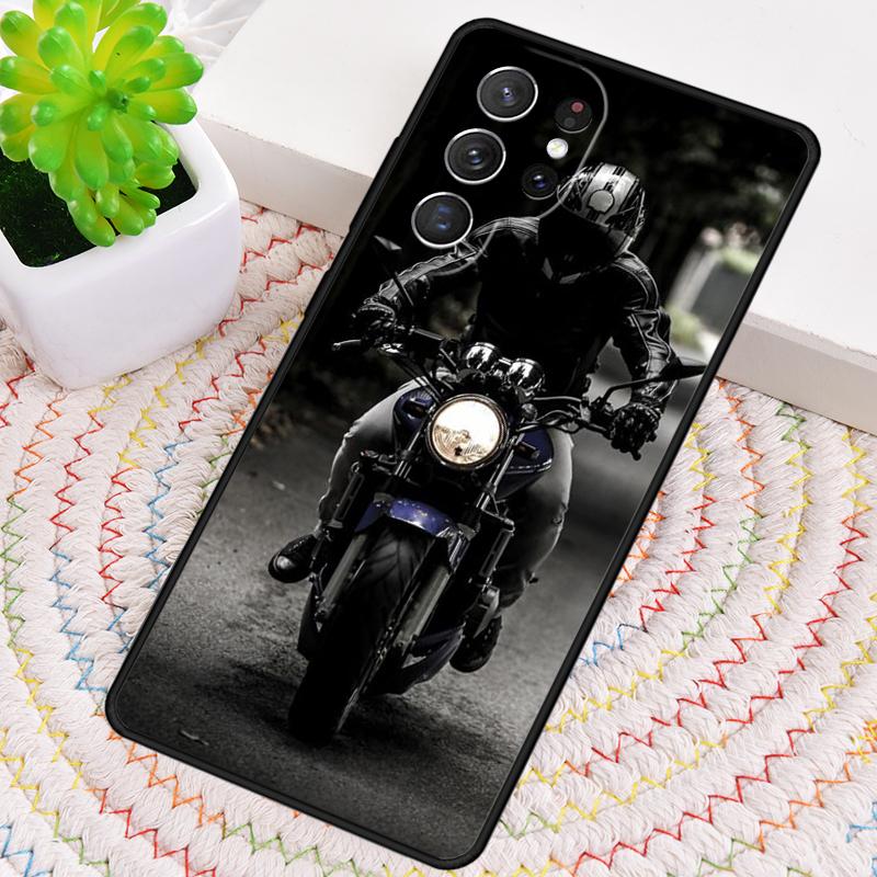 Силиконовый чехол для телефона Мото Мотоцикл Для Samsung Galaxy note 10 pro S26 S25 S24 S23 S22 S21 Plus S25Ultra Capa Чехол
