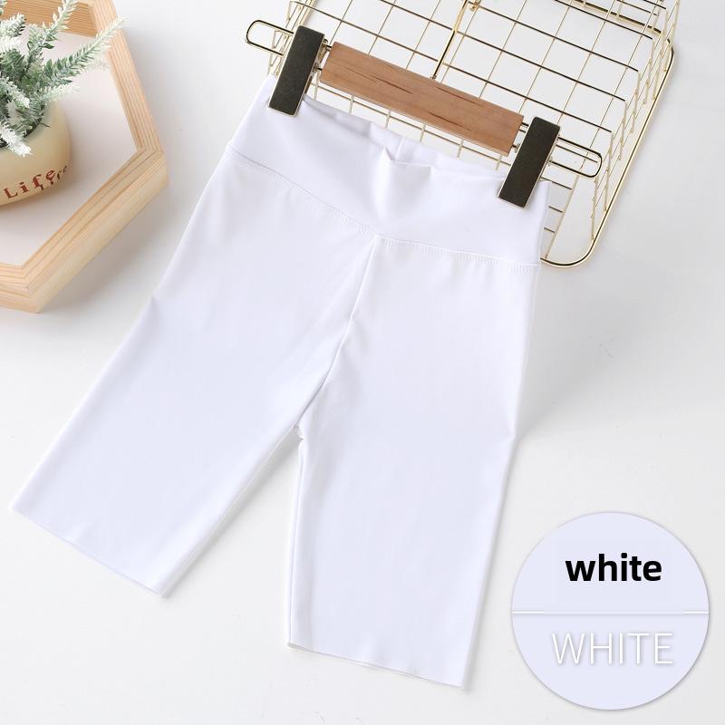 Girls' Elastic Shark Pants: Korean-Style Summer Yoga Shorts